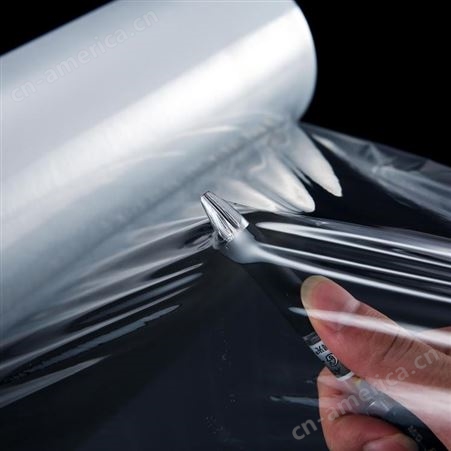 开平工厂拉伸膜PE透明拉丝保护白色工业保鲜膜m塑料薄膜