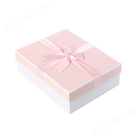 纸盒 蝴蝶结礼品盒现货创意大号伴手礼口红香水包装盒定制 天地盖