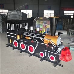大型火车模型厂家 专业定制铁艺火车 复古蒸汽小火车