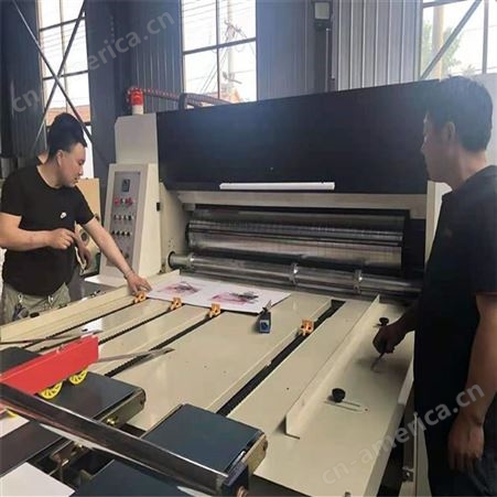  半自动印刷机 多色彩箱印刷机 纸箱机械设备 欢迎