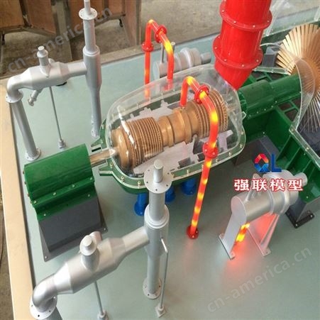 600MW汽轮发电组模型 直流锅炉模型 叶轮式给粉机模型 螺旋输粉机模型 双蜗壳旋流燃器模型