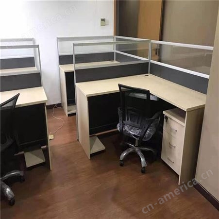 职员办公桌椅组合简约现代屏风2/4/6员工位办公桌电脑桌隔断