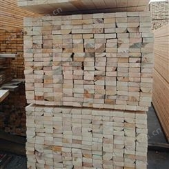 建筑木方刨光倒角 呈果4x7白松工程木方厂家直供