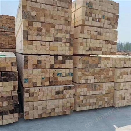 呈果日照木材加工厂批发建筑工程木方价格平价辐射松建筑方木