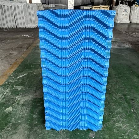 圆形逆流冷却塔填料 方形凉水塔 冷却塔收水器 PVC散热S波纹填料 陕西