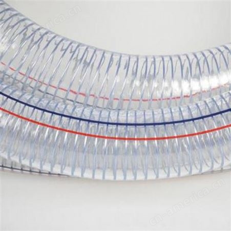 耐油PVC钢丝软管 加厚PVC钢丝耐油管 透明钢丝软管