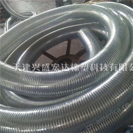 PVC透明钢丝管 高品质PVC钢丝管