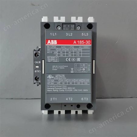 原装 ABB交流接触器A185-30-11 AC110V220V380V
