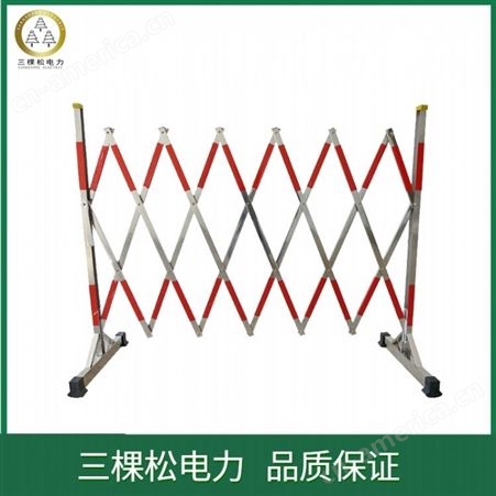 三棵松 不锈钢伸缩围栏 sks-BXGWL伸缩围栏 可移动片式不锈钢伸缩围栏