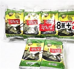 韩国海苔批发，广川橄榄油迷你海苔，即食海苔团购