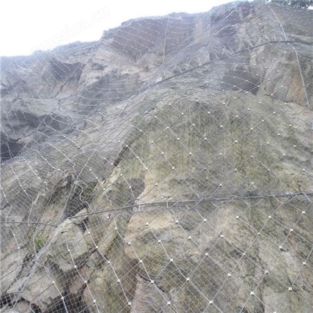 国隆 sns主动柔性边坡防护网 4.0mm山体主动拦石网