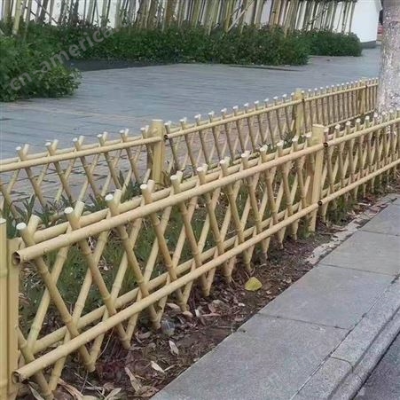 奥焱 街道绿化仿真竹护栏 庭院隔离保护墙仿竹护栏 量大价优