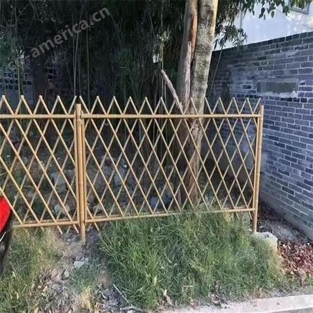 奥焱厂家园林围栏 绿化篱笆栅栏 竹节管隔离栏草坪