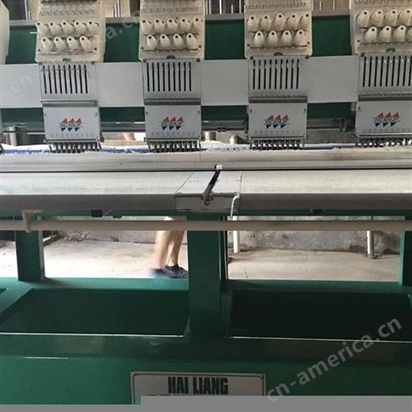 杭州 禾丰二手绣花机 单头12针多功能纺织品绣花机厂家