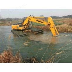 吉林湿地挖掘机水上挖掘机出租