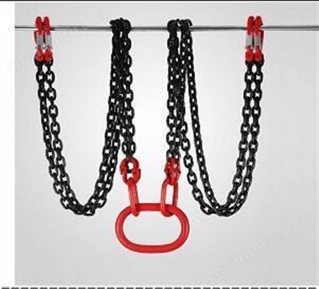 链条吊索具图片 链条吊索具规格 起重链条双腿吊索具