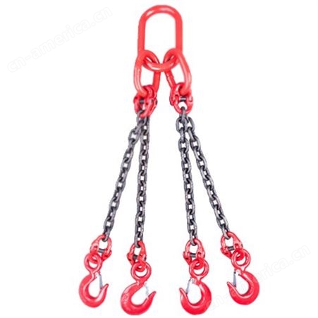 链条吊索具图片 链条吊索具规格 起重链条双腿吊索具