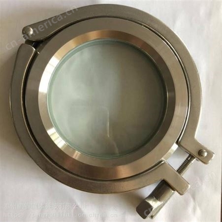 不锈钢304.316L卫生级视镜 卡箍式玻璃视盅 焊接视镜