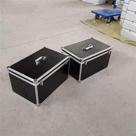 钻石纹直角铝箱 大尺寸运输箱  可定制LOGO铝箱 万向轮航空箱