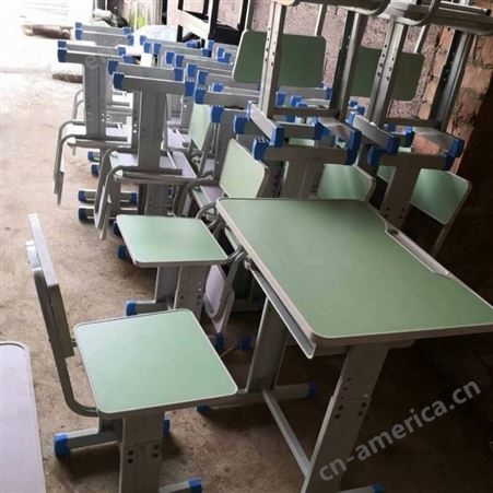 北海课桌椅厂家，单人升降课桌椅，学校桌椅定制