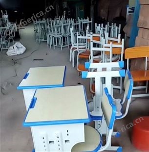 柳州学校课桌椅厂家，学习桌椅定制，培训机构课桌椅