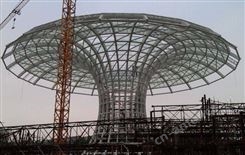 深圳钢结构钢管桁架加工|广州管桁架屋盖 网架加工