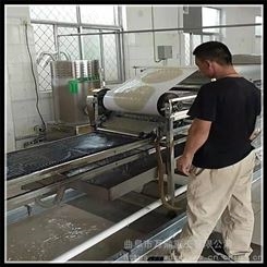 山东粉皮机图片 蒸汽火锅粉带机器 木薯粉皮加工机器