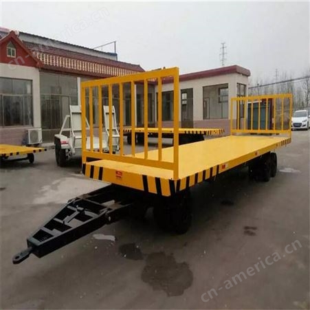 迈腾生产30吨运输平板拖车 适合厂区短途运输重型拖车