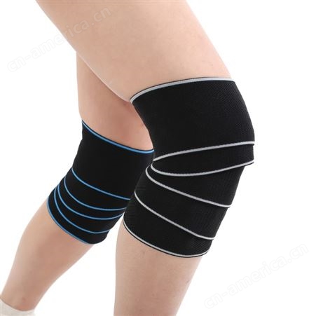 艾思佳护膝带 高强度剧烈运动膝盖防护带 舒适透气