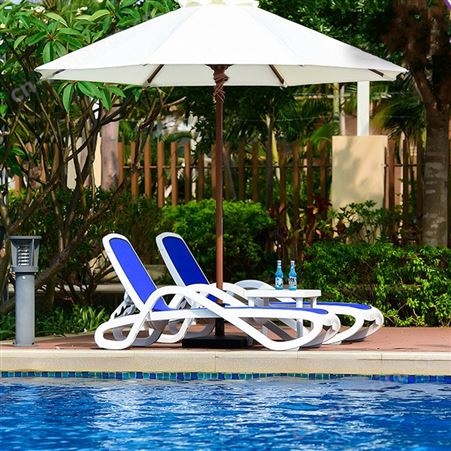批发供应ABS塑料沙滩椅防腐防晒的户外沙滩椅豪华塑料沙滩椅户外泳池躺椅