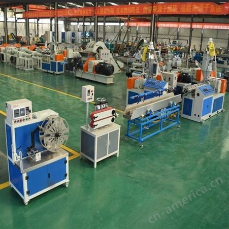 河北旭朗机械公司供应 65型美缝条挤出机生产线 塑料挤出机设备