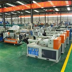 旭朗厂家供应 75橡胶条挤出机生产线 三复合密封条生产线适用于橡胶行业