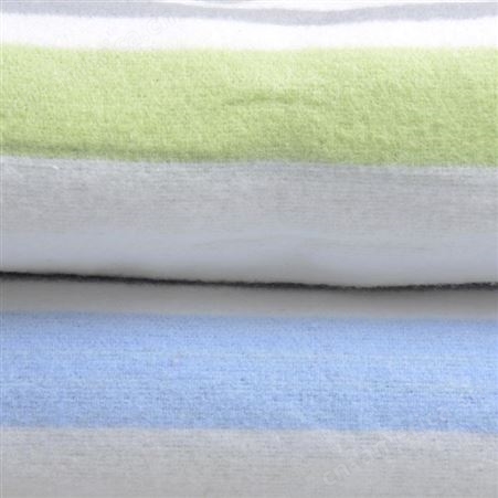棉毯 条纹纯棉学生盖毯 外贸出口生产厂家 棉质毯子