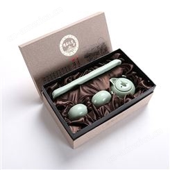 茶具礼盒设计 旅行茶具包装盒 白钰方壶茶具礼品盒定做