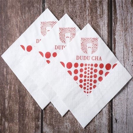 餐巾纸定制 博溪汇订制可印logo餐厅饭店酒店方型纸巾