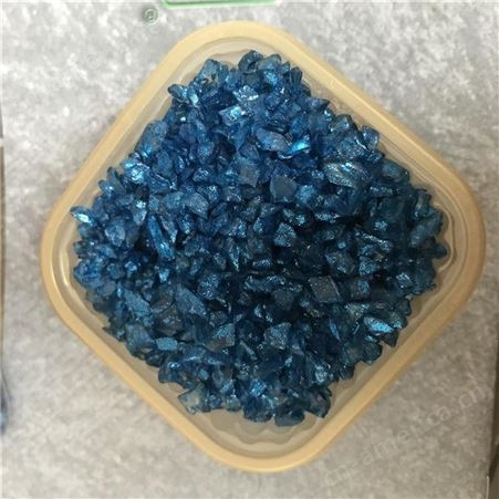 淄博玻璃砂原色玻璃厂家人造石板材用染色玻璃珠彩色玻璃块