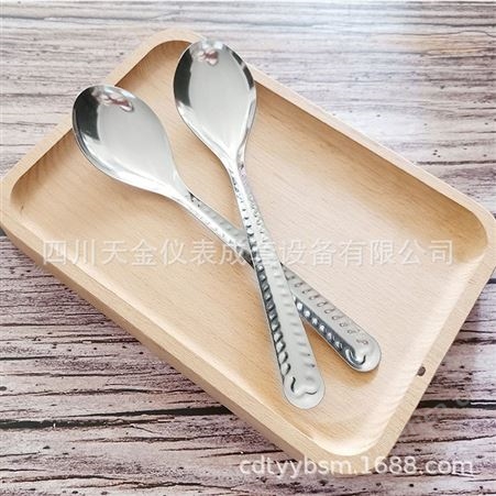 批发小铁勺子家用不锈钢勺子饭勺烫勺长柄铁勺挖西瓜勺子