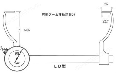 日本KASEDA卡规LE-1 LF-1 LD-1 LYD-1测量范围60-150mm