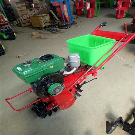 聚风机械小型农用柴油汽油新款链轨式微耕机犁沟机单履带独轮开沟施肥机