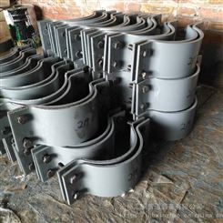 佛山双螺栓管夹保冷型生产 汇鹏管道电厂钢制管夹