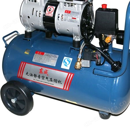 东成 空压机Q1E-FF02-1824无油*空气压缩机木工喷漆气泵电动工具