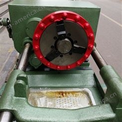 厂家直供地脚螺栓车丝机套丝机 M52三速圆钢套丝机 三档转速效率高套丝机