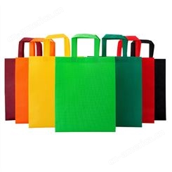购物袋定做公司标语 节日宣传手提袋定做 培训宣传袋