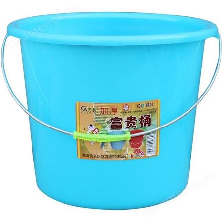 厂家供应PE塑料桶圆形洗车桶家居储水桶带手提塑料水桶家用