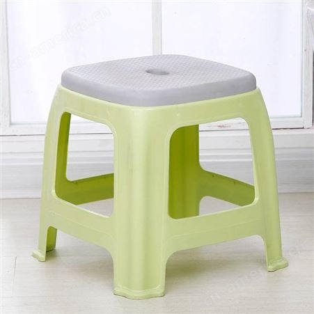 塑料凳板凳家用椅子加厚欧式成人高大方圆儿童小孩塑胶矮餐桌凳子