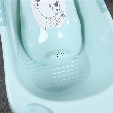 婴儿童洗澡盆 宝宝洗澡桶可坐躺浴盆新生儿加厚大号洗澡躺椅家用