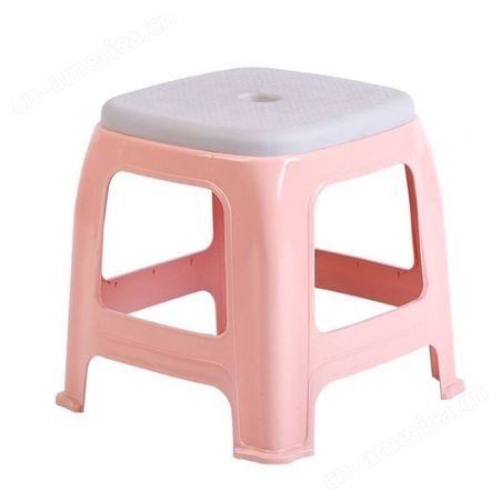 塑料凳板凳家用椅子加厚欧式成人高大方圆儿童小孩塑胶矮餐桌凳子