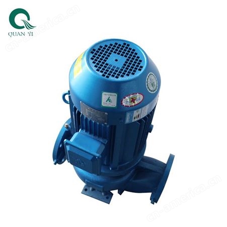GDD立式管道泵 空调冷却冷冻水循环泵 化工厂矿用防爆清水增压泵