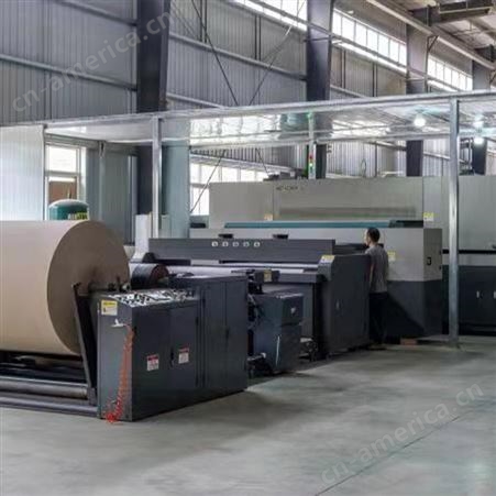 万德WDR200工业级高速瓦楞纸箱数码印刷机 水墨环保印刷