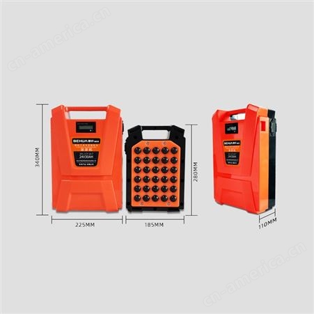 德骅园林工具锂电池绿篱机专用新款大小橘背包电池24v1020ah30ah